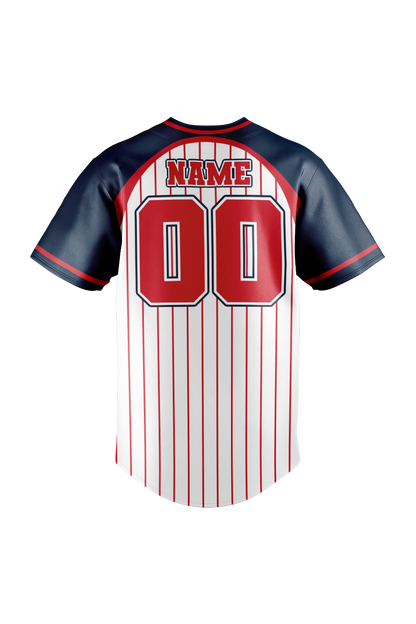 Bartlett Little League Sublimated Baseball Full Button Jersey V2