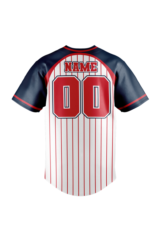 Bartlett Little League Sublimated Baseball Full Button Jersey V2