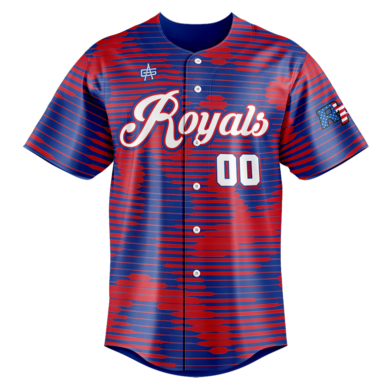 Richmond Royals Baseball Full Button Jersey