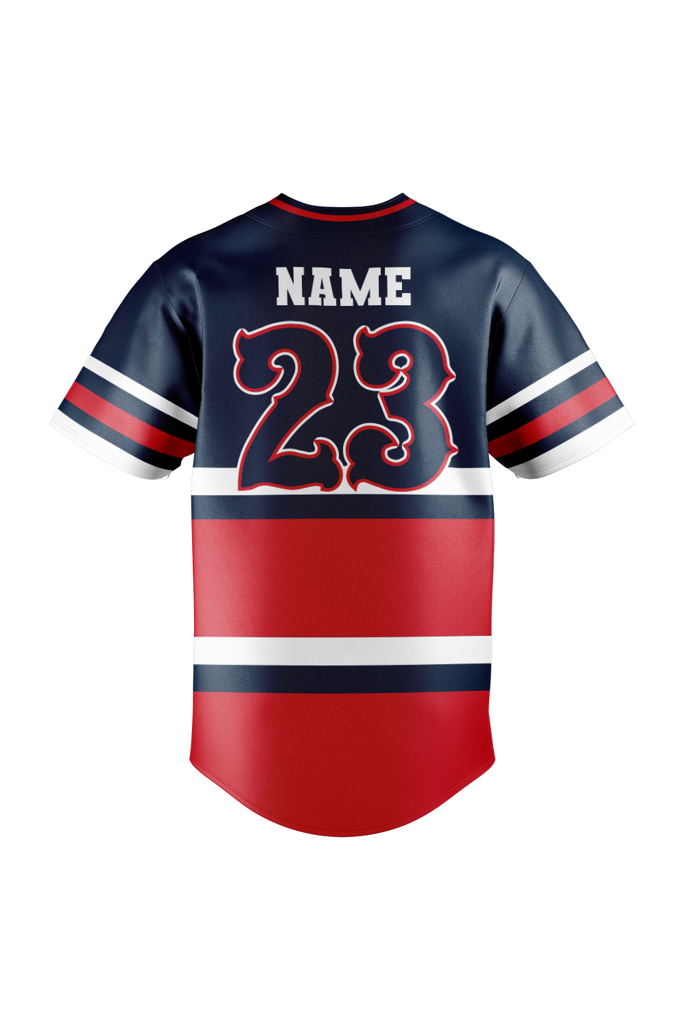 Bartlett Little League Sublimated Baseball Full Button Jersey V1