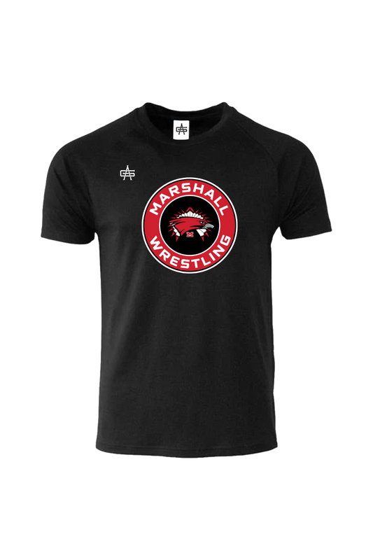 Marshall Redhawks Wrestling DTF Gutsy Maverick DriFit Tee