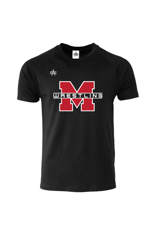 Marshall Redhawks Wrestling DTF Gutsy Maverick DriFit Tee