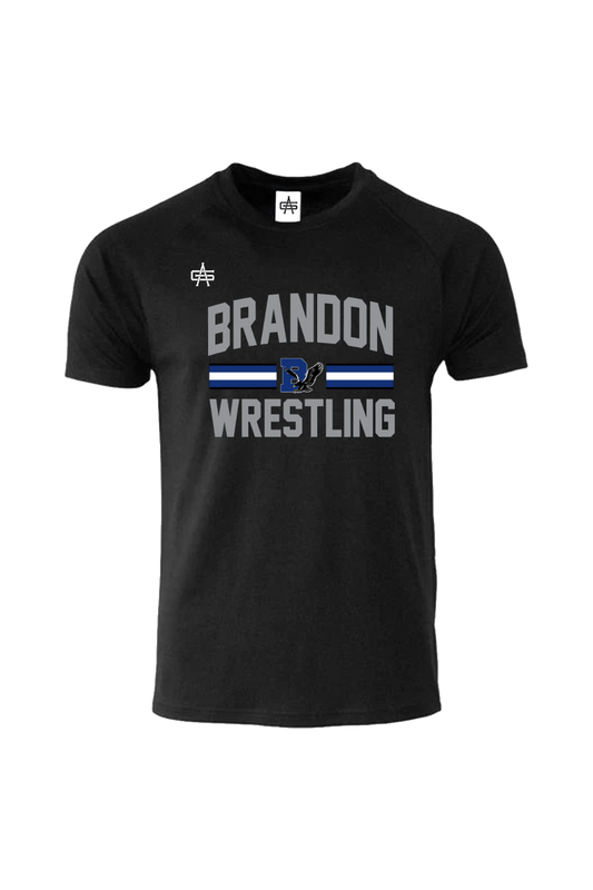Brandon MS Youth Wrestling DTF Gutsy Maverick Hydro Pro Tee