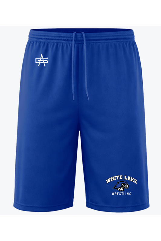 White Lake MS Wrestling Gutsy Maverick 9" Shorts