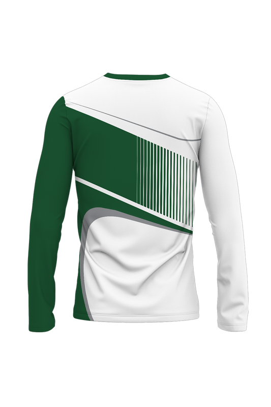 Waterford Wrestling Sublimated Performance Long Sleeve Tee- White