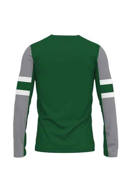 Waterford Wrestling Sublimated Performance Long Sleeve Tee- Green
