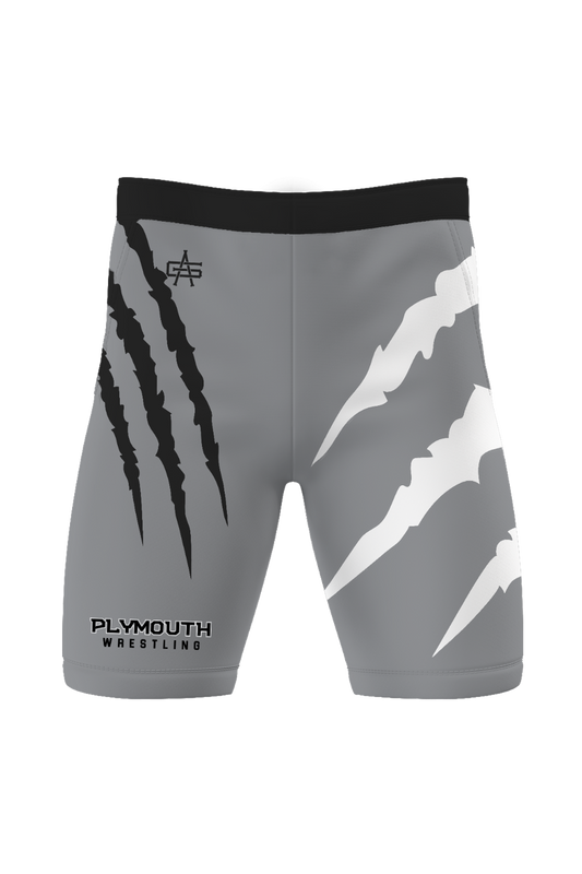 Plymouth Wrestling Performance Compression Shorts