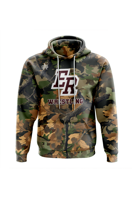 Eaton Rapids Wrestling Sublimated Charged Performance Hoodie - Camo