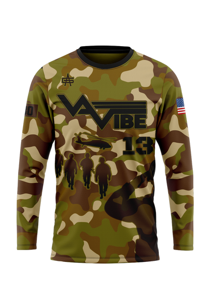 VA Vibe Softball Men's Performance Long Sleeve Dri-Fit Tee