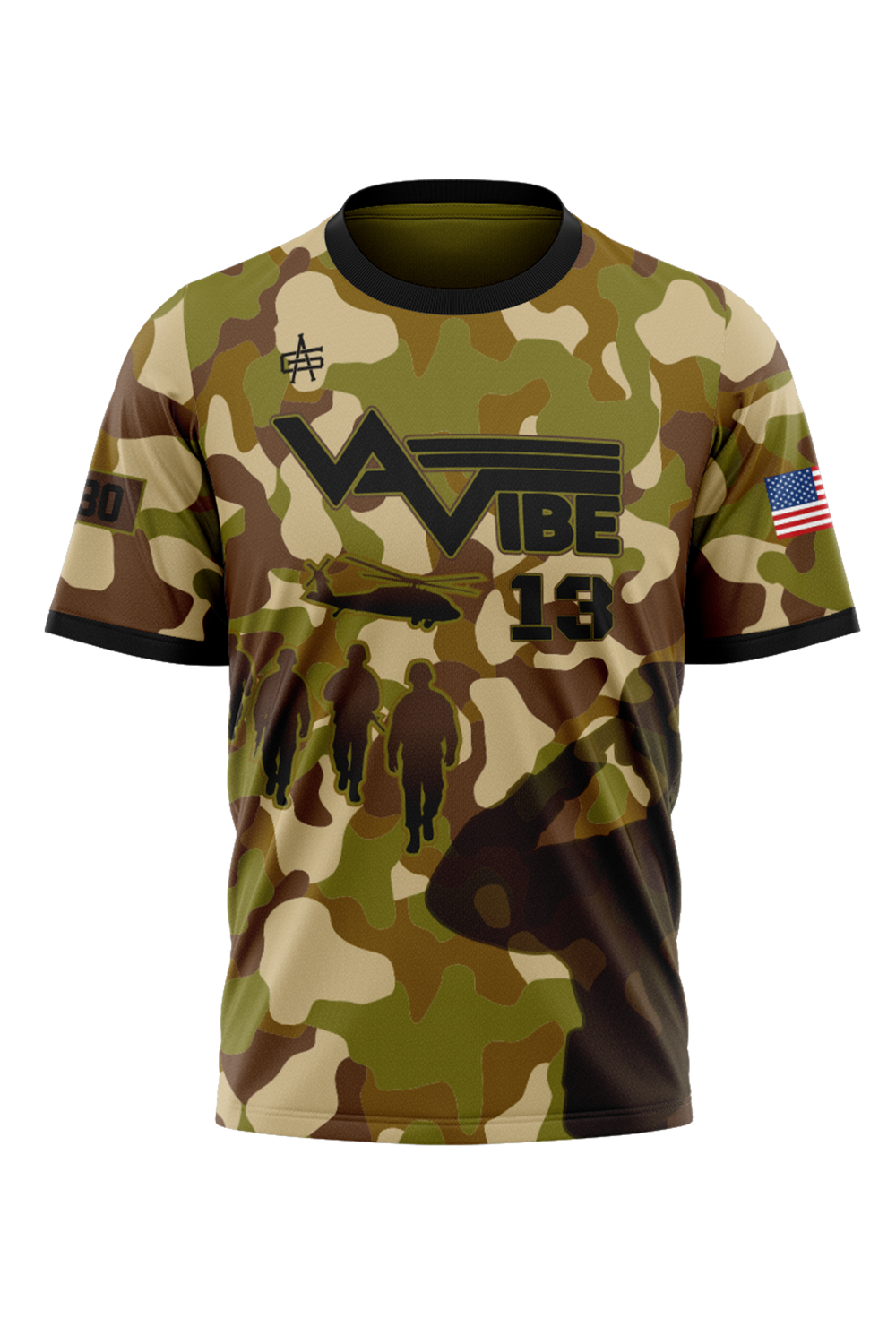 VA Vibe Softball Men's Sublimated No Button Jersey