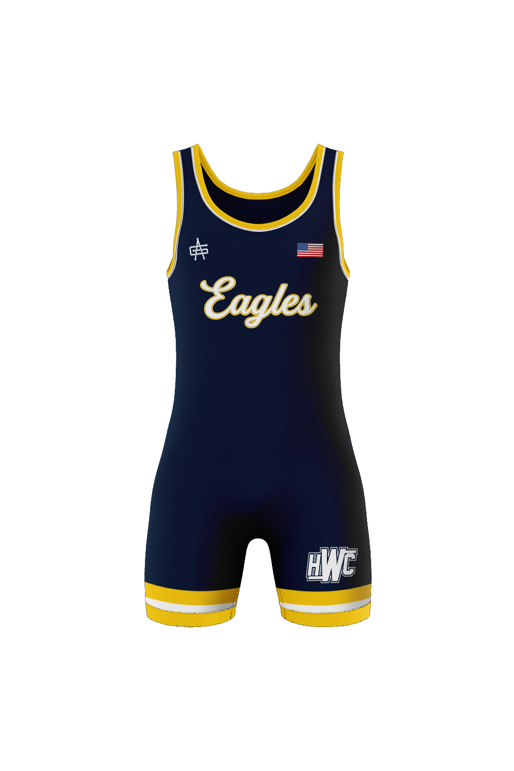 Hartland Wrestling Club Men's Sublimated Performance Singlet