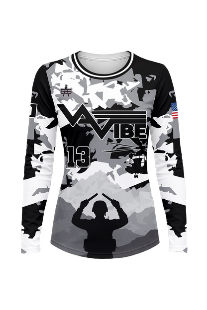 VA Vibe Softball Women's Performance Long Sleeve Dri-Fit Tee