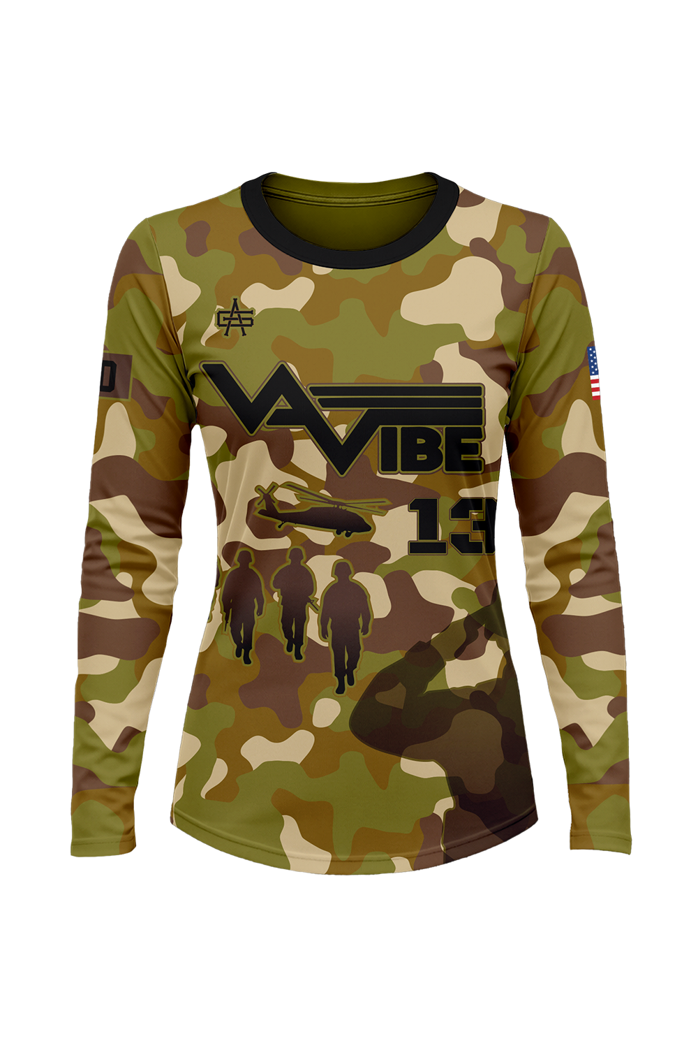 VA Vibe Softball Women's Performance Long Sleeve Dri-Fit Tee