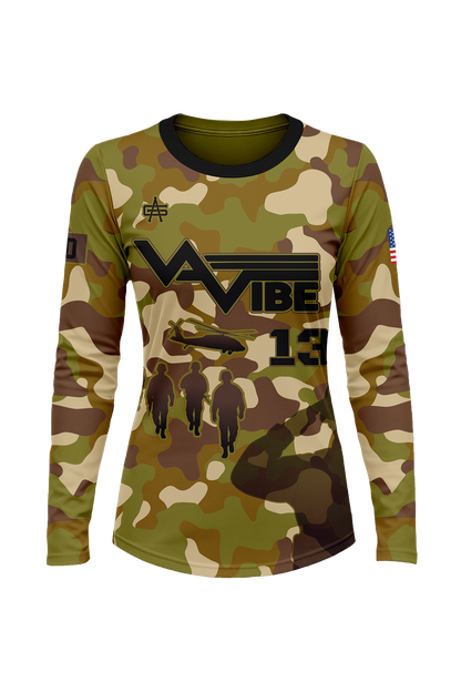 VA Vibe Softball Women's Performance Long Sleeve Dri-Fit Tee