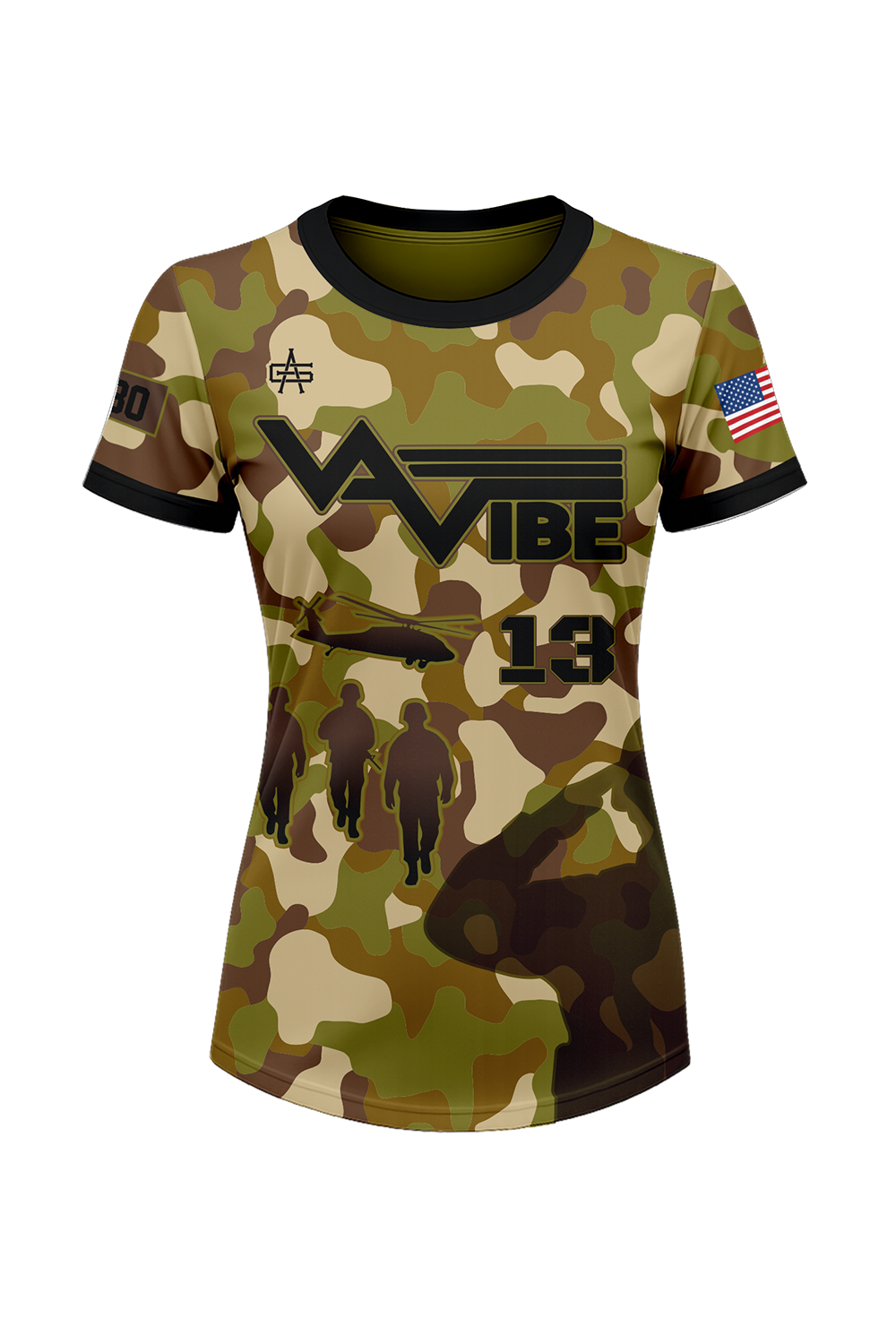 VA Vibe Softball Women's Sublimated No Button Jersey