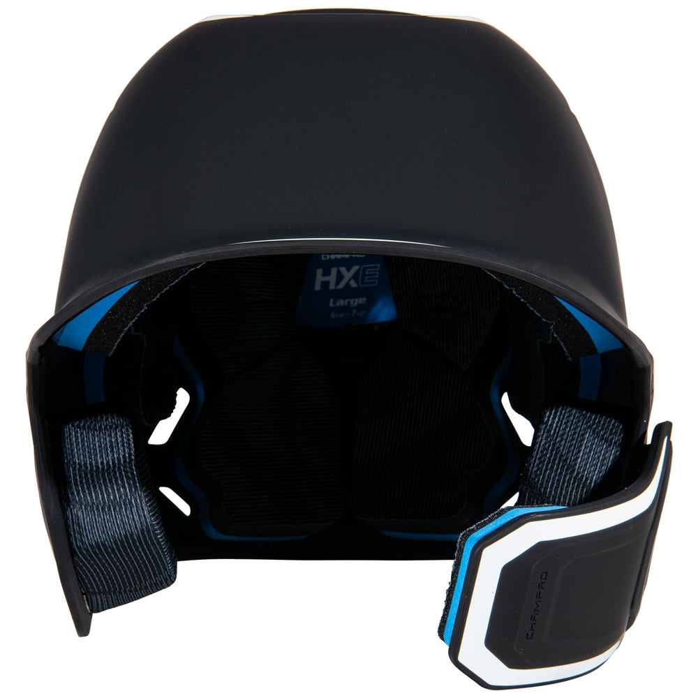 Champro HXE Matte Batting Helmet W/Jaw Guard