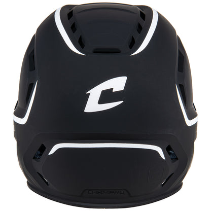 Champro HXE Matte Batting Helmet W/Jaw Guard
