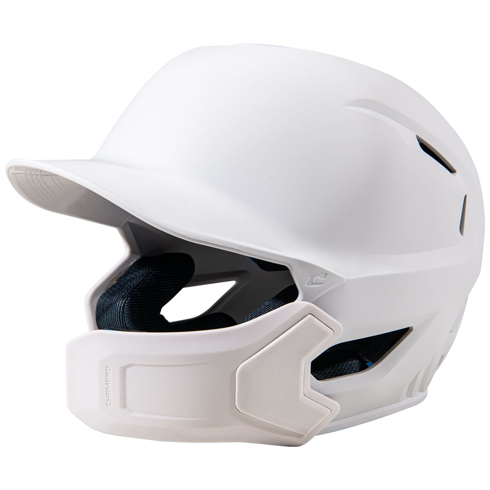 Champro HXE Matte Batting Helmet W/Jaw Guard