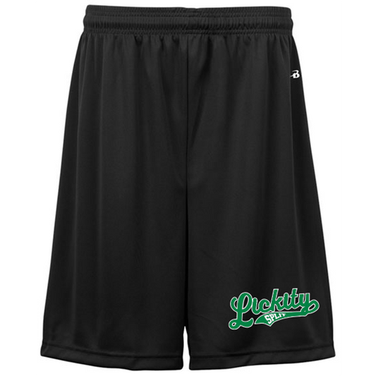 Lickity Split Softball Black Shorts