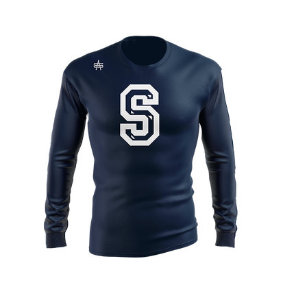 Sluggers Sublimated Performance Long Sleeve Compression Top