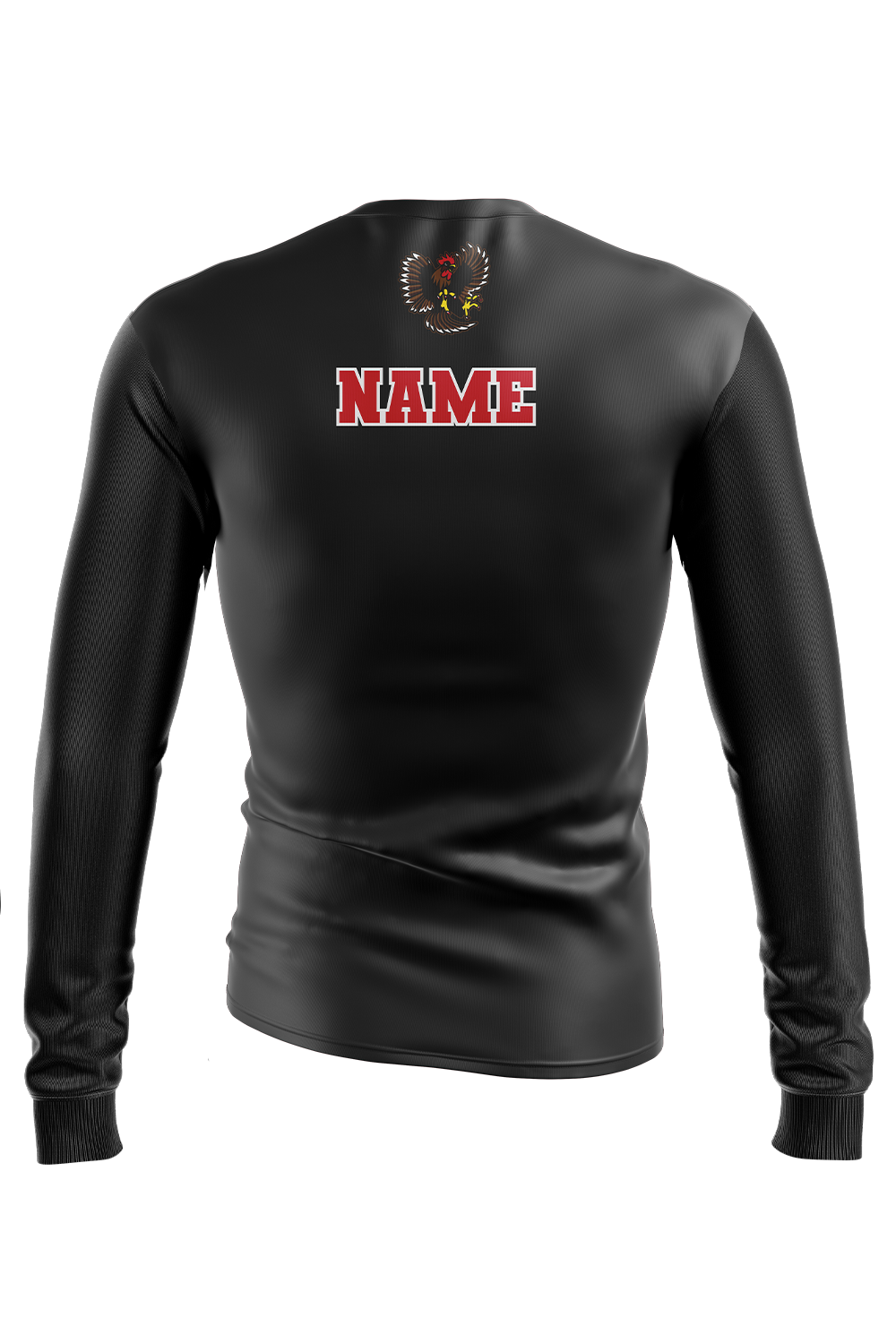 Carlson Gracie Sublimated Performance Long Sleeve Compression Top- Word Logo