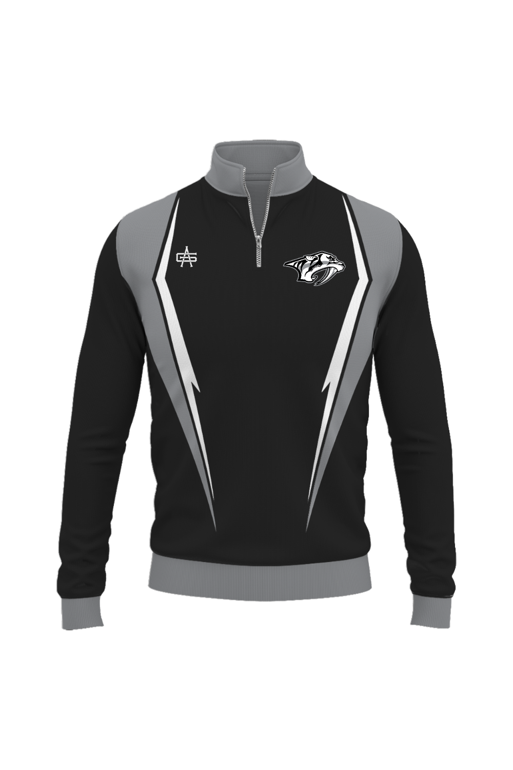 Plymouth Wrestling Sublimated Performance Quarter Zip