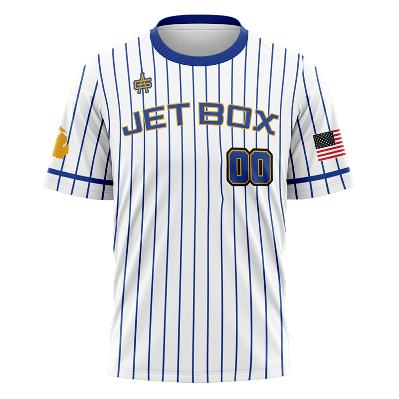 Jet Box Baseball Sublimated No Button Jersey