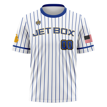 Jet Box Baseball Sublimated No Button Jersey