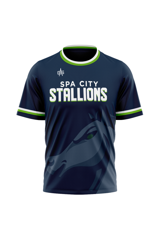 Spa City Stallions No Button Sublimated Jersey