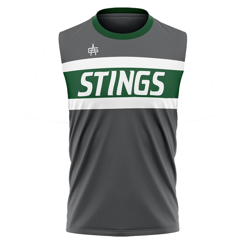 Williamston Stings Softball Sleeveless Jersey- Grey