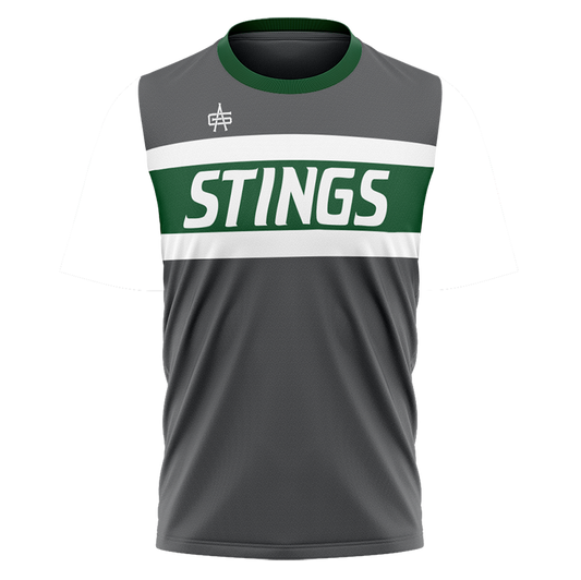 Williamston Stings Softball Sleeveless Jersey- Grey