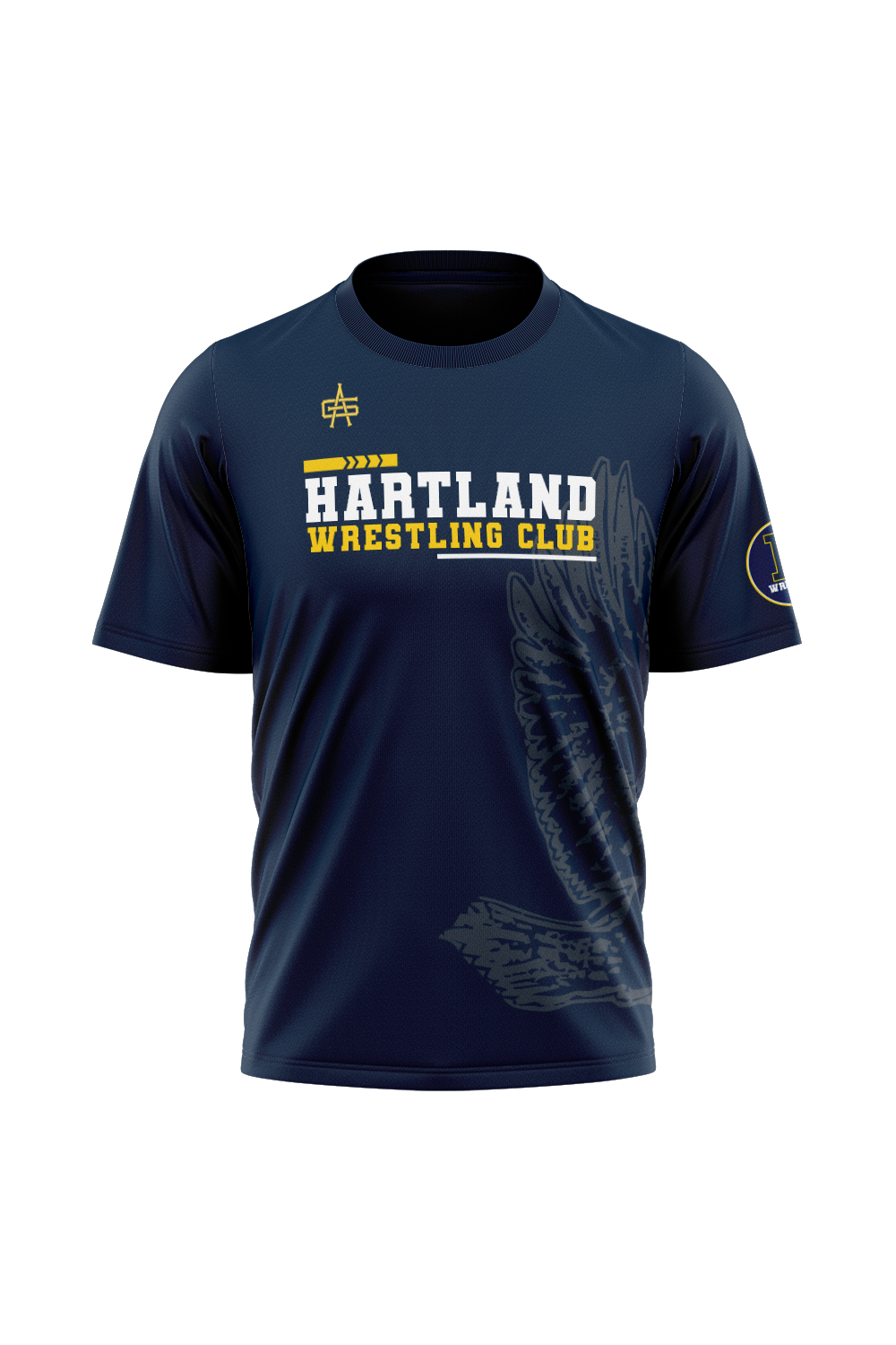Hartland Wrestling Club Sublimated Performance Short Sleeve Tee