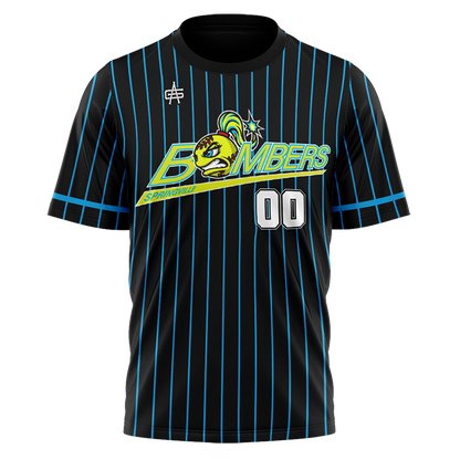 Springville Bombers Sublimated No Button Jersey with name/number Customization