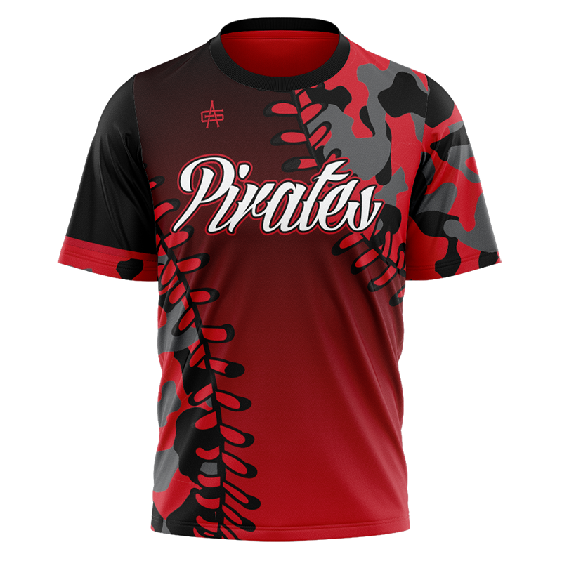 Cardington Pirates Softball Fan Sublimated No Button Jersey
