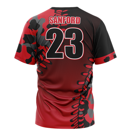 Cardington Pirates Softball Fan Sublimated No Button Jersey