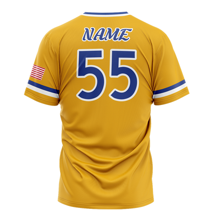 Jet Box Baseball Sublimated No Button Jersey