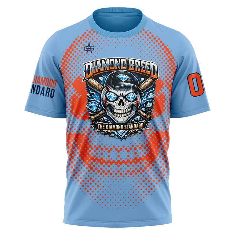 Diamond Breed Sublimated Short Sleeve Dri-Fit Tee