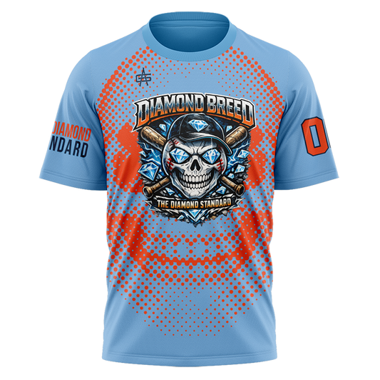 Diamond Breed Sublimated Short Sleeve Dri-Fit Tee
