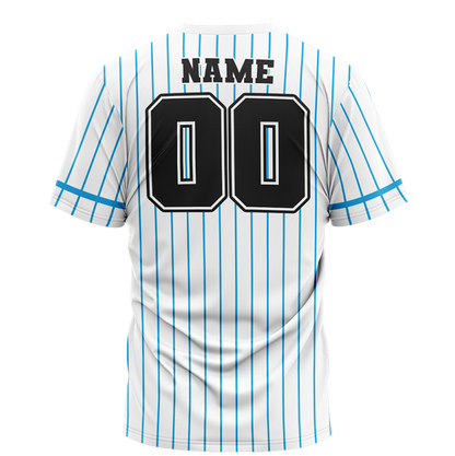 Springville Bombers Sublimated No Button Jersey with name/number Customization