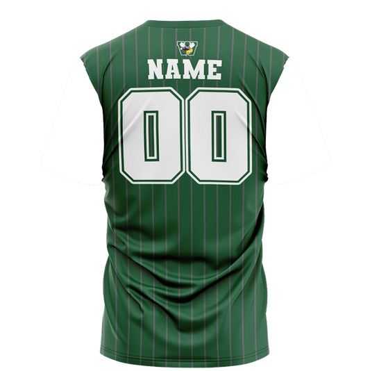 Williamston Stings Softball Sleeveless Jersey- Green