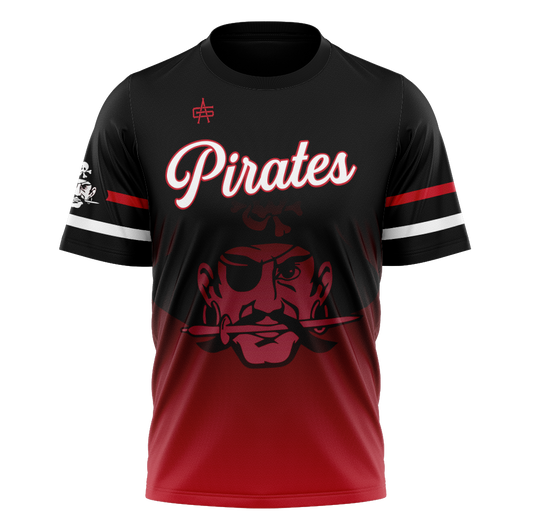Cardington Pirates Softball  Sublimated No-Button Custom Fan Jersey