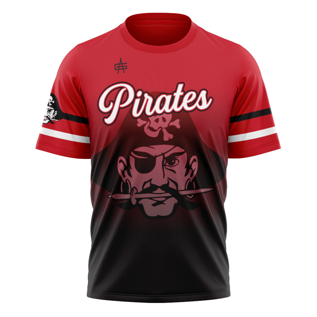 Cardington Pirates Softball  Sublimated No-Button Custom Fan Jersey