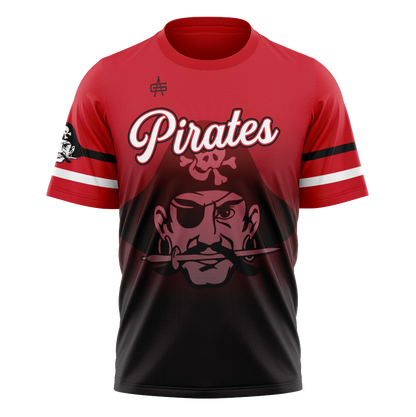Cardington Pirates Softball  Sublimated No-Button Custom Fan Jersey