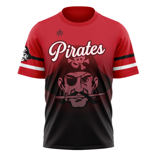Cardington Pirates Softball  Sublimated No-Button Custom Fan Jersey