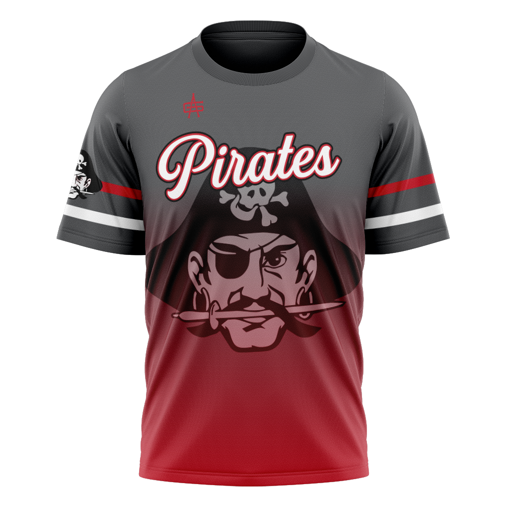 Cardington Pirates Softball  Sublimated No-Button Custom Fan Jersey