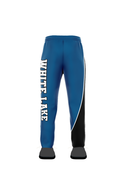 White Lake Wrestling Sublimated Performance Open Bottom Joggers