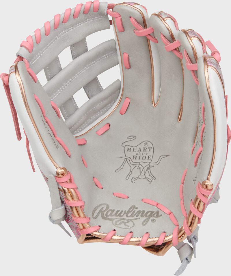 Rawlings Heart of the Hide 11.75-inch Foil Print Fastpitch Softball Glove, Right Hand Throw