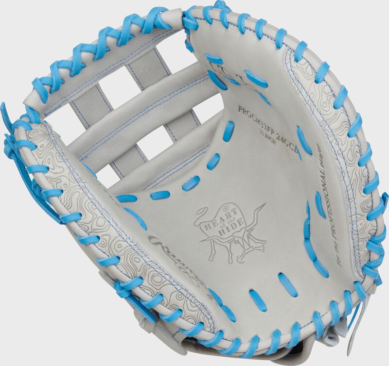 Rawlings Heart of the Hide 33-inch Fastpitch Softball Catcher's Mitt, Right Hand Throw