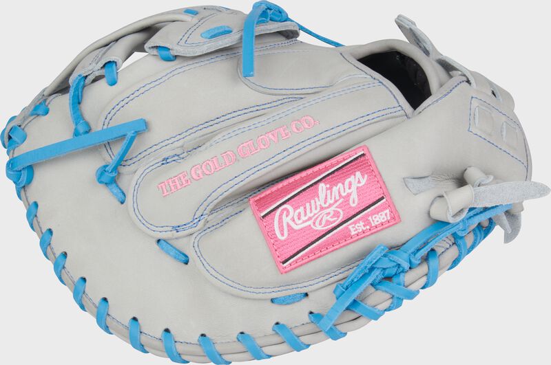 Rawlings Heart of the Hide 33-inch Fastpitch Softball Catcher's Mitt, Right Hand Throw