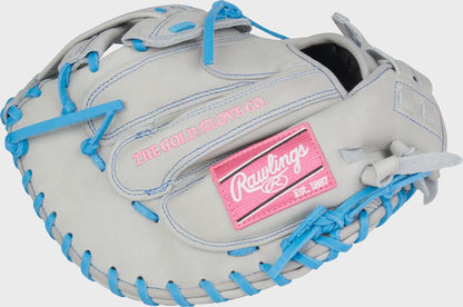 Rawlings Heart of the Hide 33-inch Fastpitch Softball Catcher's Mitt, Right Hand Throw